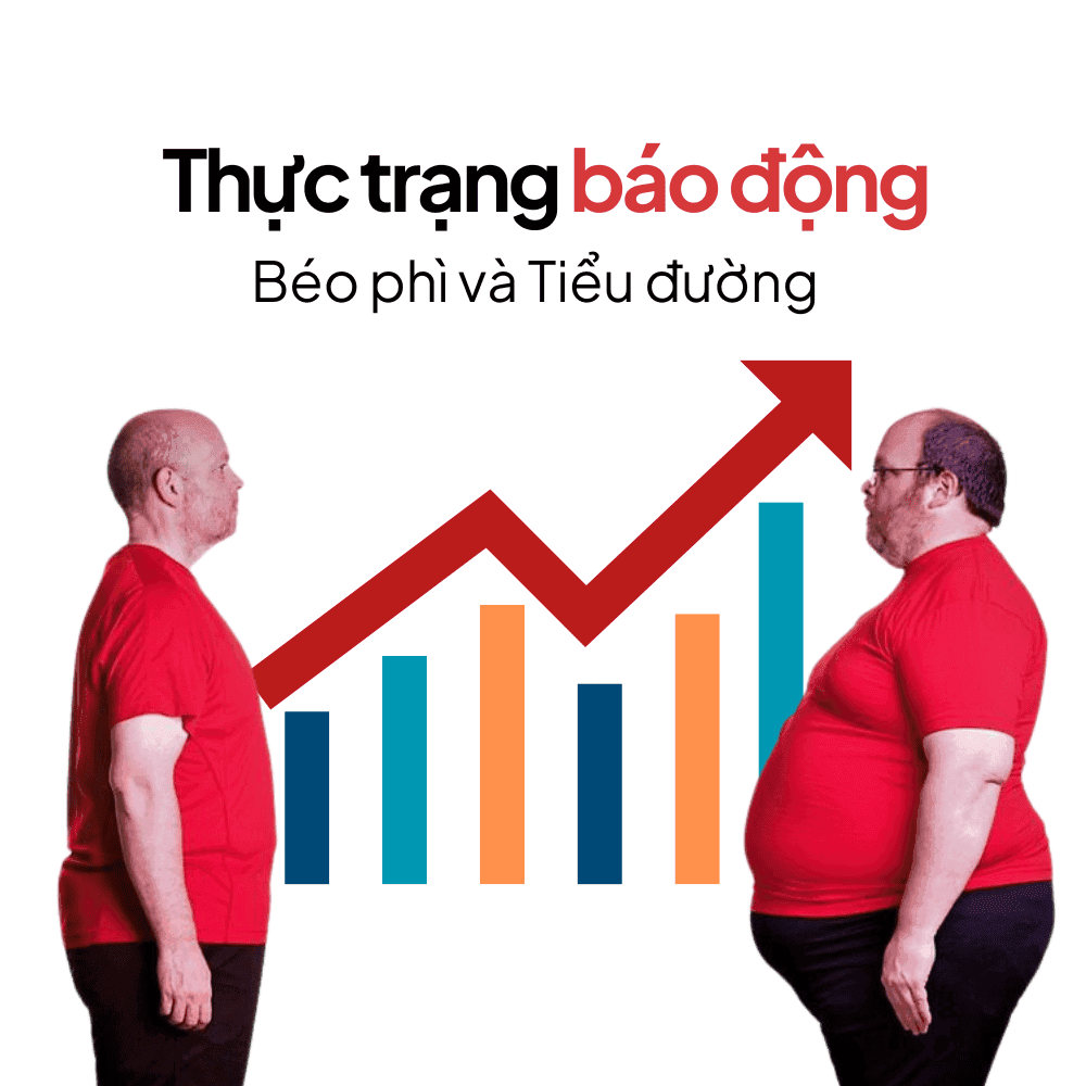 Tỉ lệ Béo phì và Đái tháo đường: Thực trạng đáng báo động